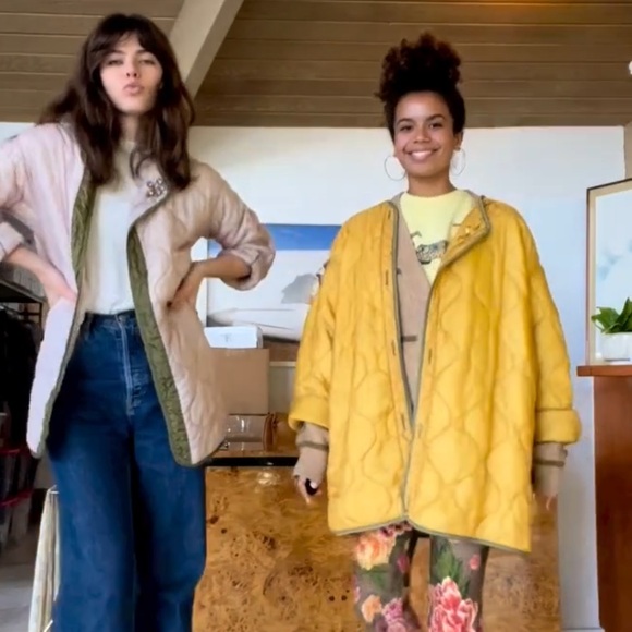 Novella Royale Vintage Army Jacket Liner - OS - Vintage with NR Tags